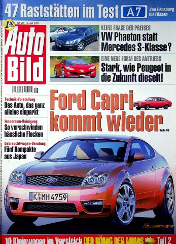 Deckblatt Auto Bild (29/2002)